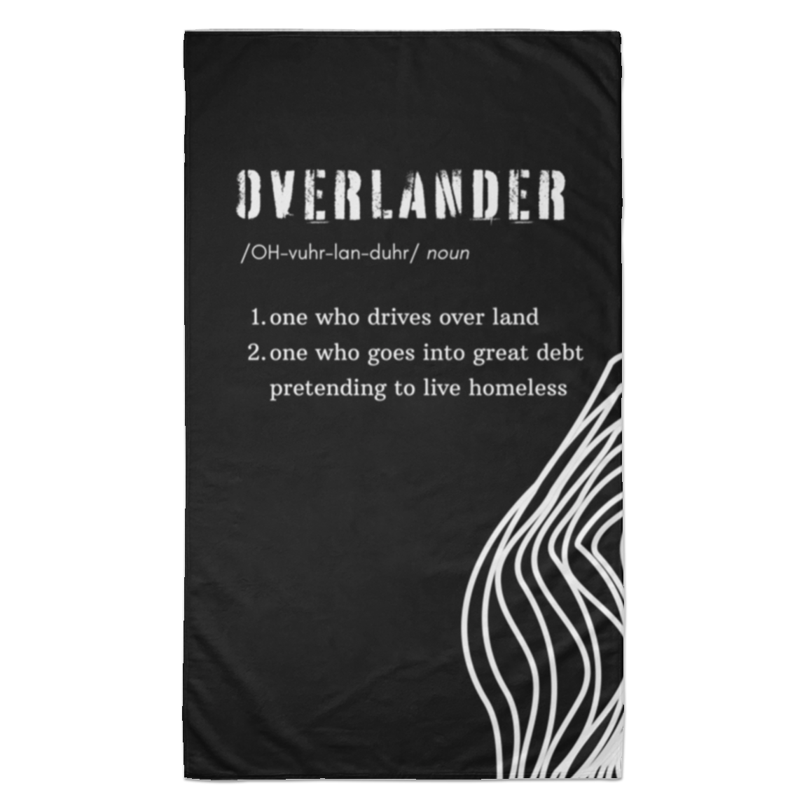 Overlander BW Towel - 35x60